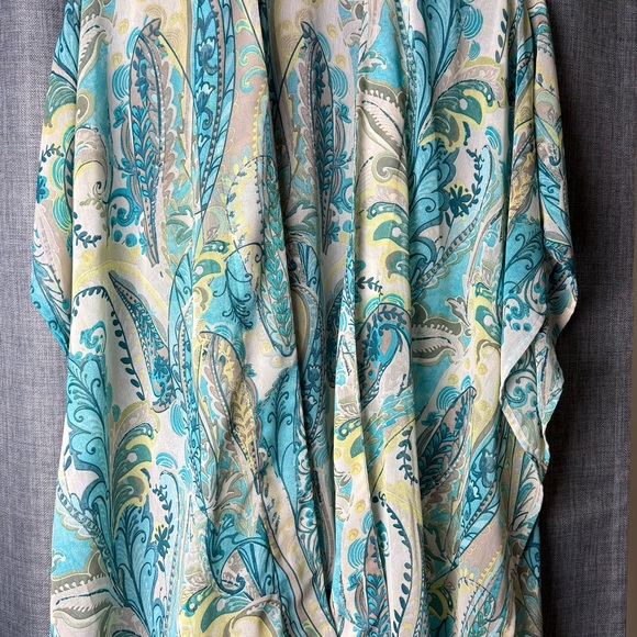 Chico's Sweaters - Chico's Multicolor Paisley Cardigan